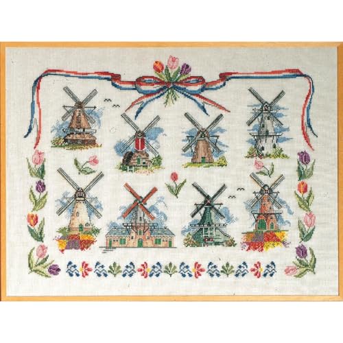 Kit broderie point de croix Permin pour salon cocooning