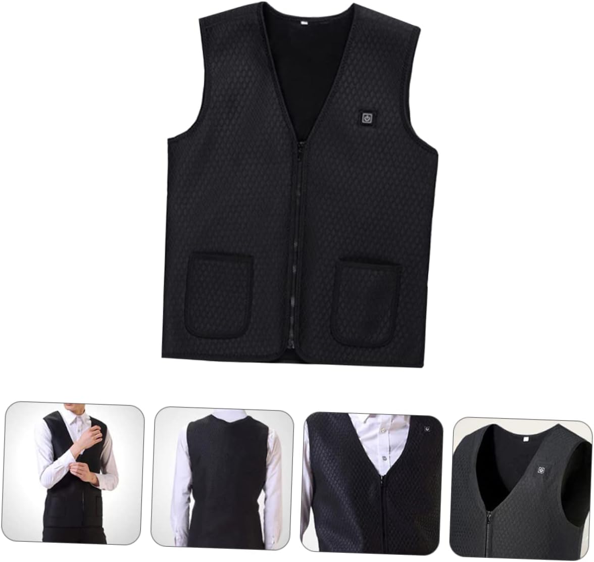 Heating Vest Recargable Battery Men Shirt Jackets Womans Tank Tops Heated Pad Adjustable Thermal Vest