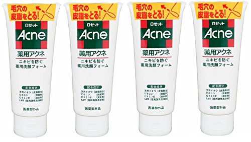 Amazon | 【まとめ買い】ロゼット 薬用アクネ 洗顔フォーム×4個