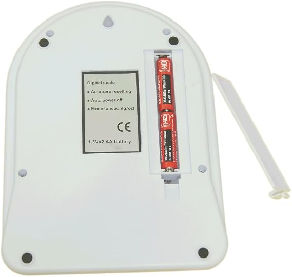 Digital Kitchen Weighing Scales 5 kg - 500 g. Professional Scale - LCD display - Precision to Gram.
