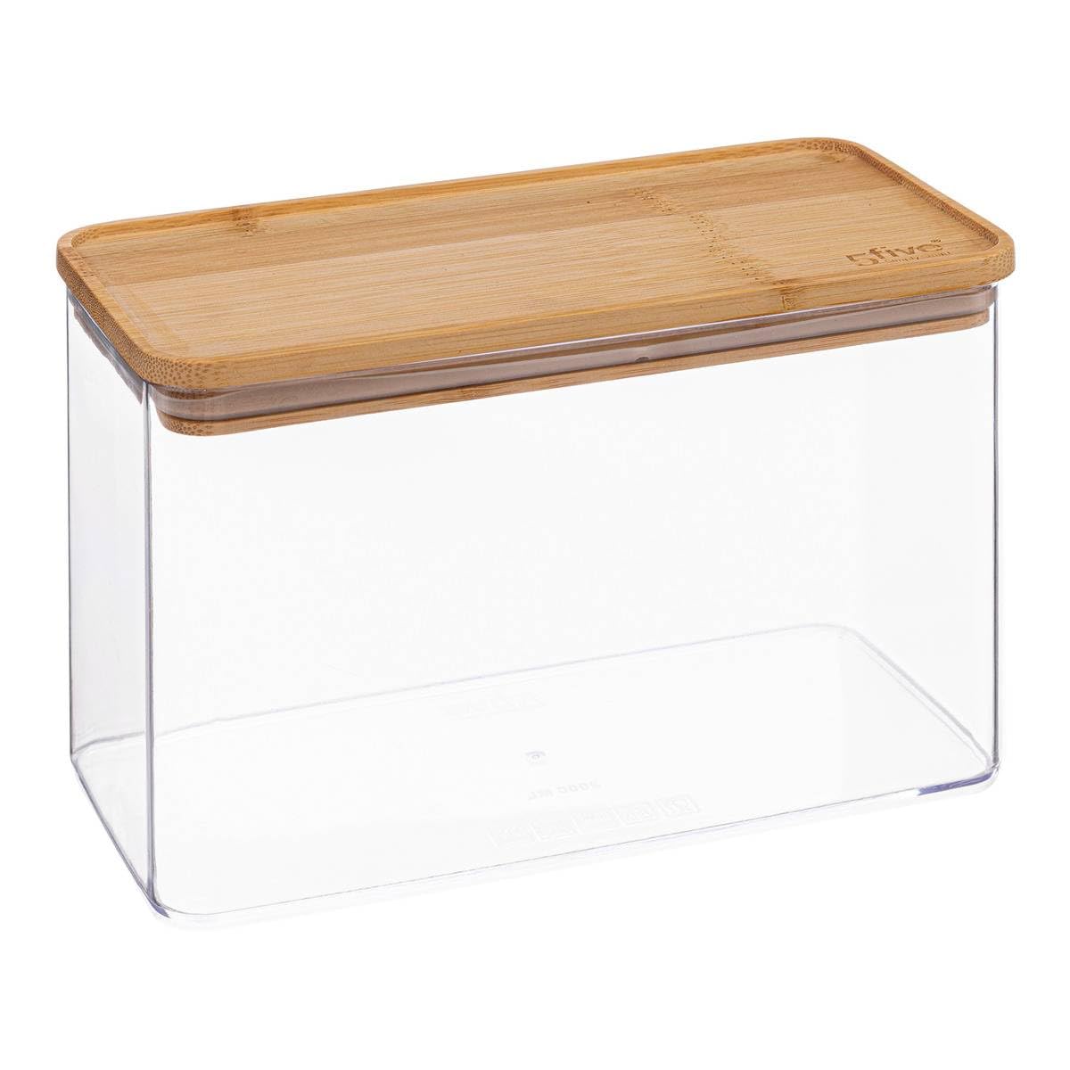 5 five simply smart 5five - Rectangular box eske with bamboo lid 2L