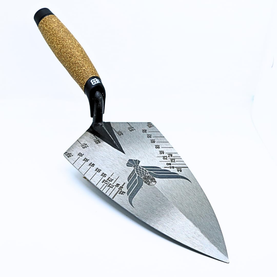 Crompton Philadelphia - Cazzuola per mattoni, manico in sughero, 25,4 cm