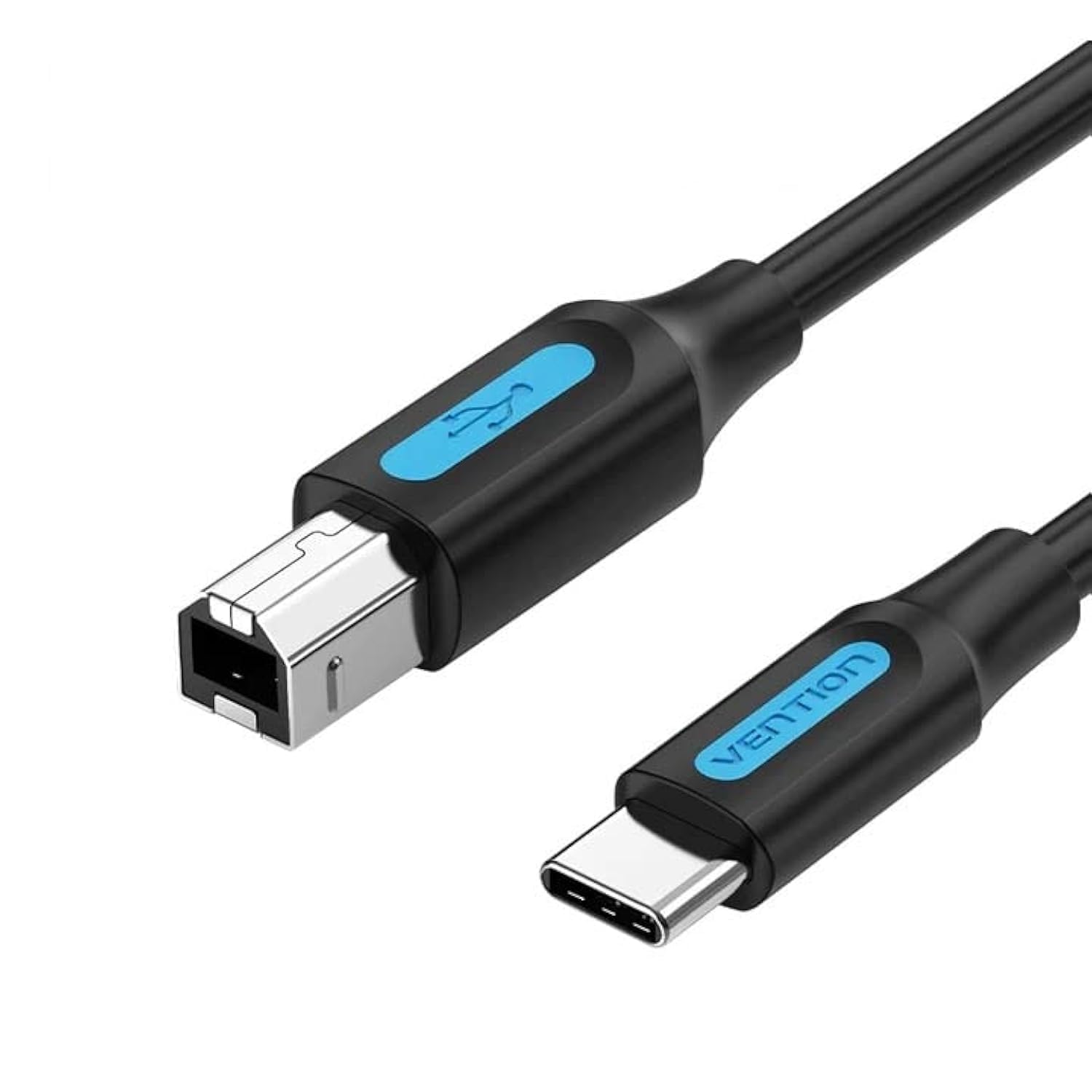 VENTION USB C to USB Printer Cable for MacBook Pro Scanner Fax machine HP Canon Dell Samsung Printer Type C 2.0 Printing Cord (C to B, 1 M)