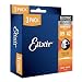 Elixir Strings 16540 Electric Guitar Strings with NANOWEB Coating, 3 Pack, Super Light (.009-.042)