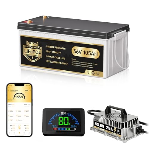 PUPVWMHB 36V 105Ah Lithium Battery Kit