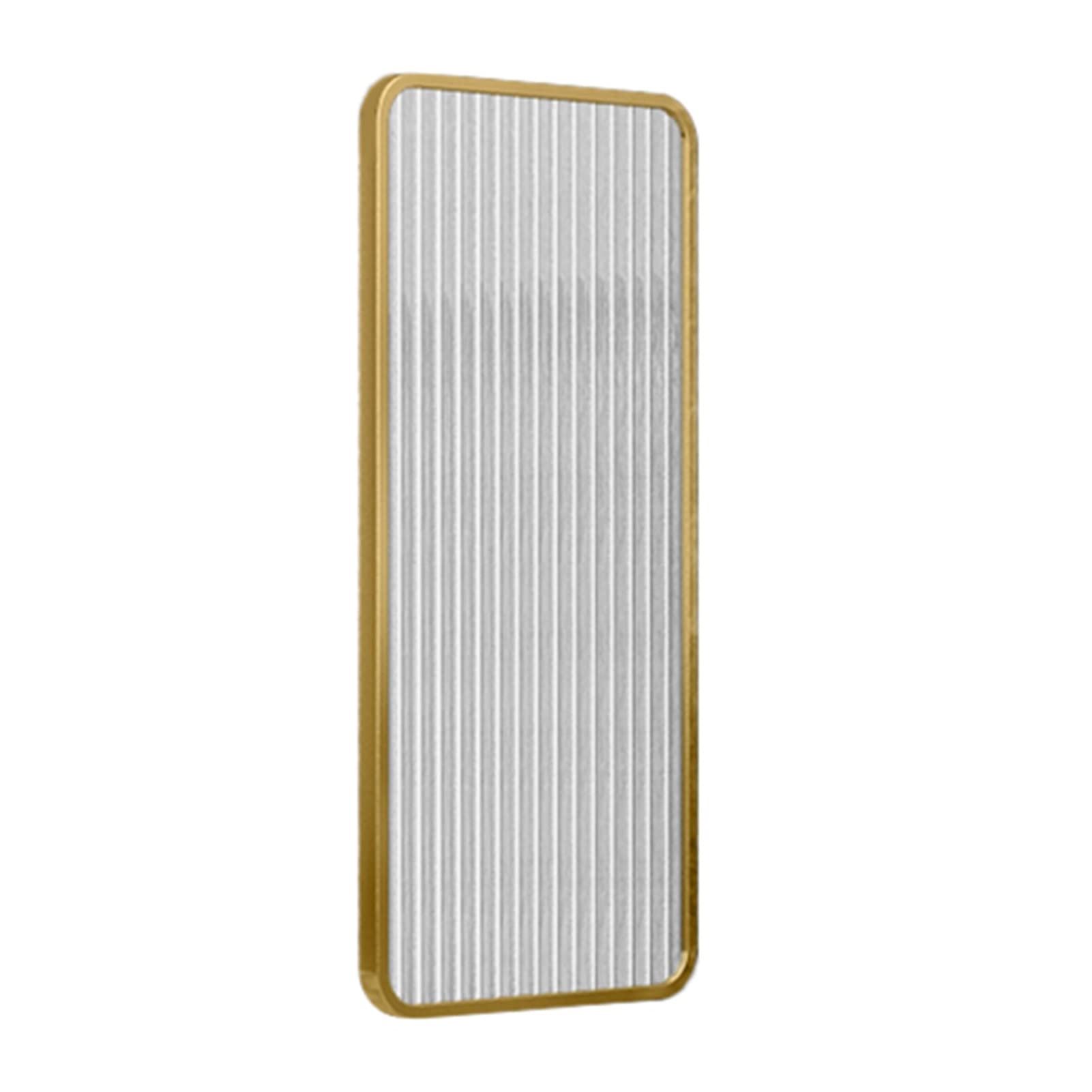 GLETSF Glass Room Divider Office Partition Tempered Glass Panels Table Dividers Panels Partitions,Transparent Glass Urinal Divider, Waterproof Bathroom Partition Panel, Glass Sc-Gold-2PCS