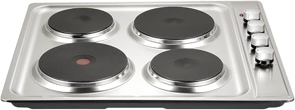Cookology Oven & Hob Bundle - 60cm Built In Electric Static Oven with Solid Plate Hob - 3