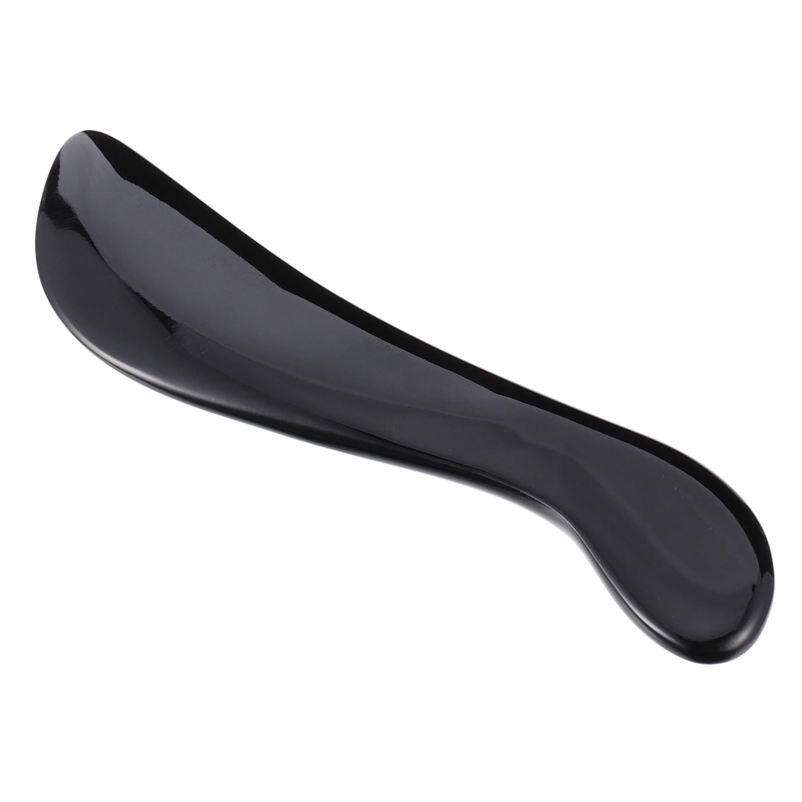 FOMIYES Scraping Board Guasha Tool Skincare Kit Face Massage Tools Gua Sha Neck Facial Massage Tools Massaging Tools Facial Spatula Gua Sha Plate Beauty Film Black Buffalo Horn The Face