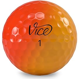 Vice Pro Golf Balls (Shade Red Orange)