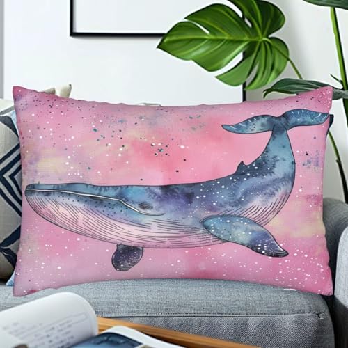 Coussin canapé decoration maiso avec housse rose 60x80 cm durable