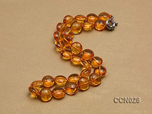 Collier perles de citrine femme de qualité premium avec gemmes de 14x8 mm - 5