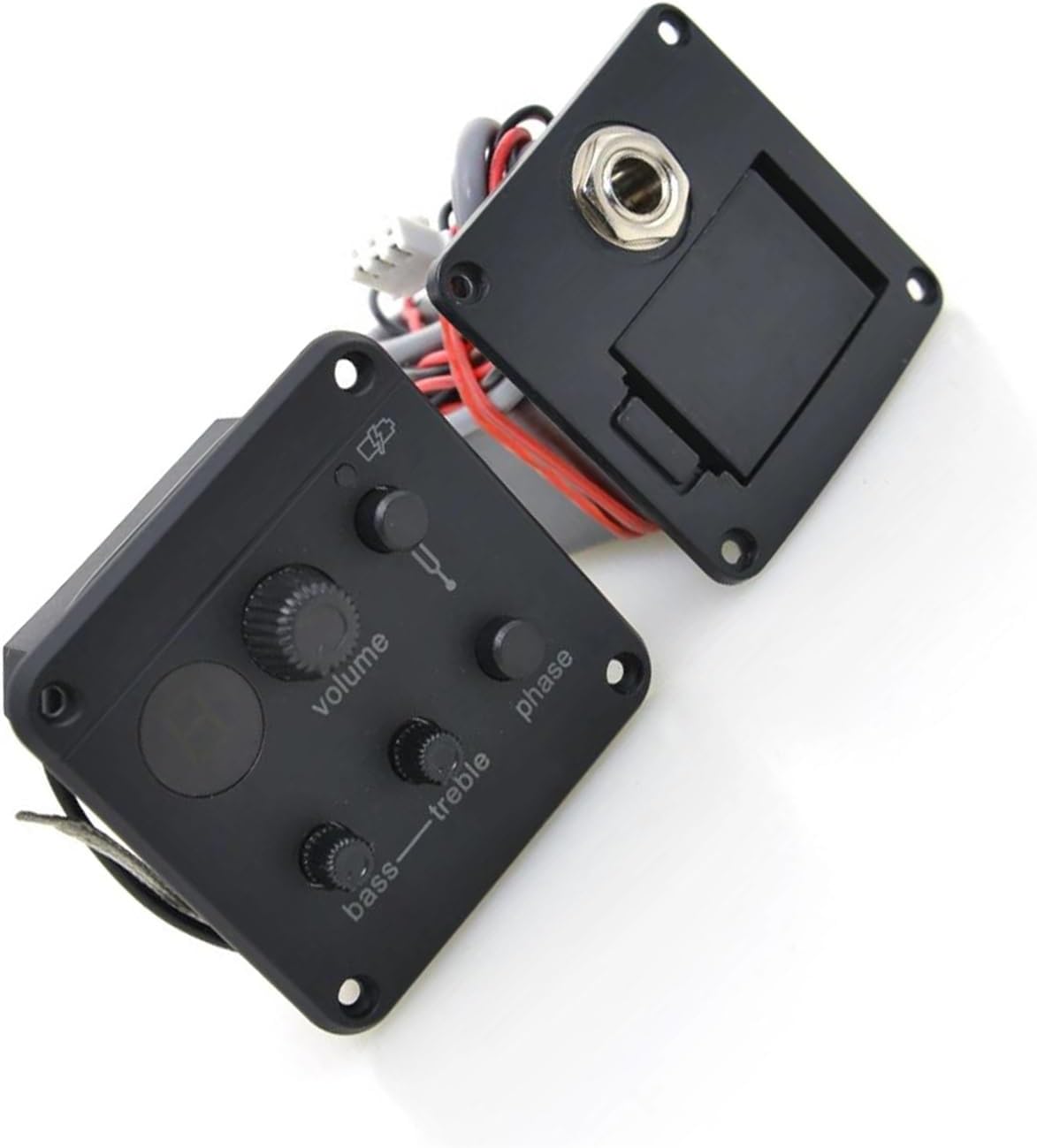 Acoustic Guitar Pickups 4 Band Equalizer Tuner Piezoelectric Microphone For Acoustic Guitar Instrument Accessories(3)
