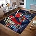 Z&HA Dessin Animé Enfants Tapis Spiderman 3D Imprimé Tapis pour Salon Chambre Tapis De Sol Enfants Chambre Tapis De Jeu Grands Tapis,60 * 90cm