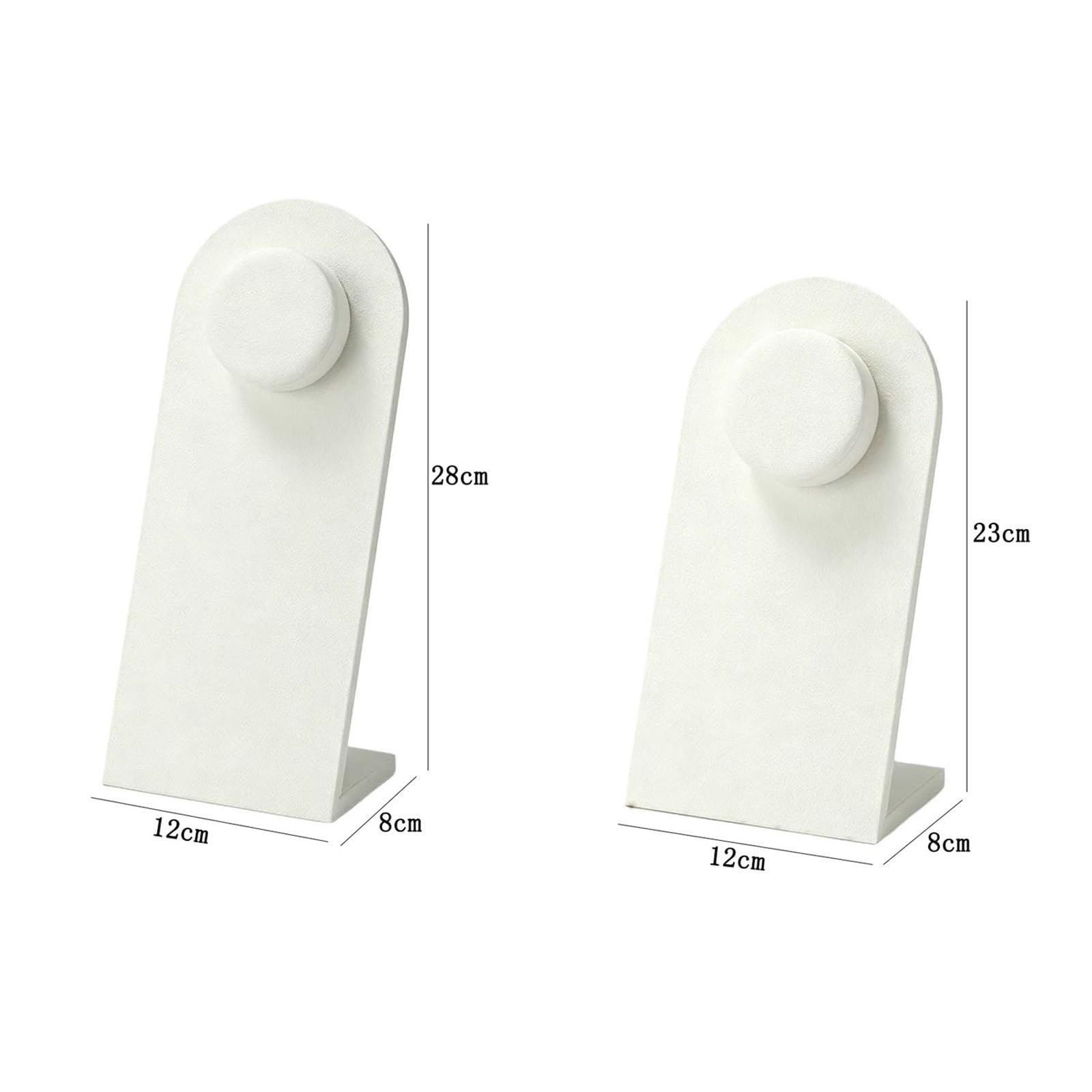 Stojak na biżuterię Freestanding PU Leather Necklace Display Stand