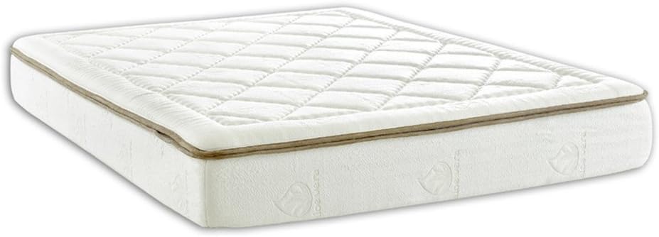 Strata 12" Puregel Mattress, Twin Extra Long, White