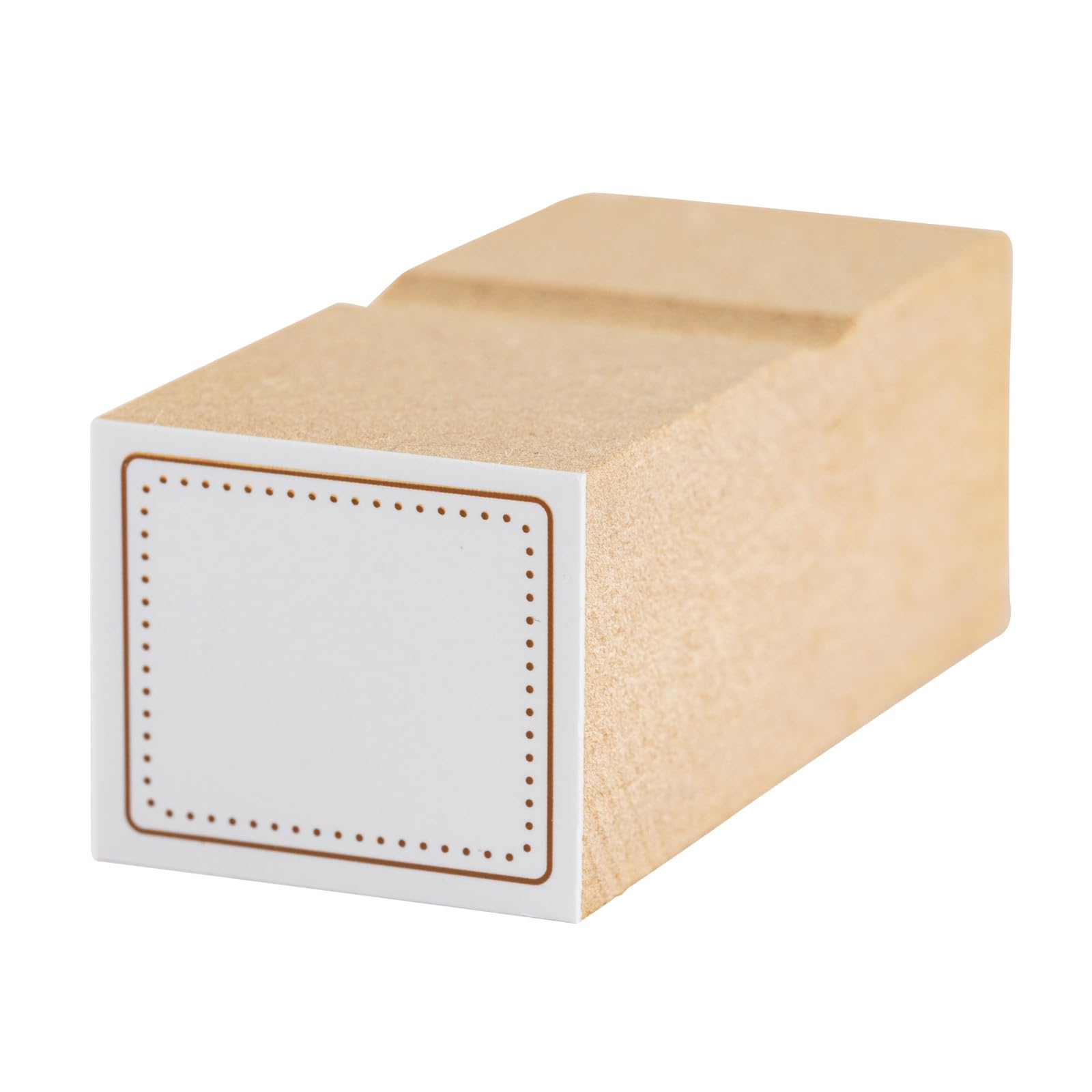 Hobonichi Techo Accessories Hobonichi Frame Stamp (Simple), Beige,white