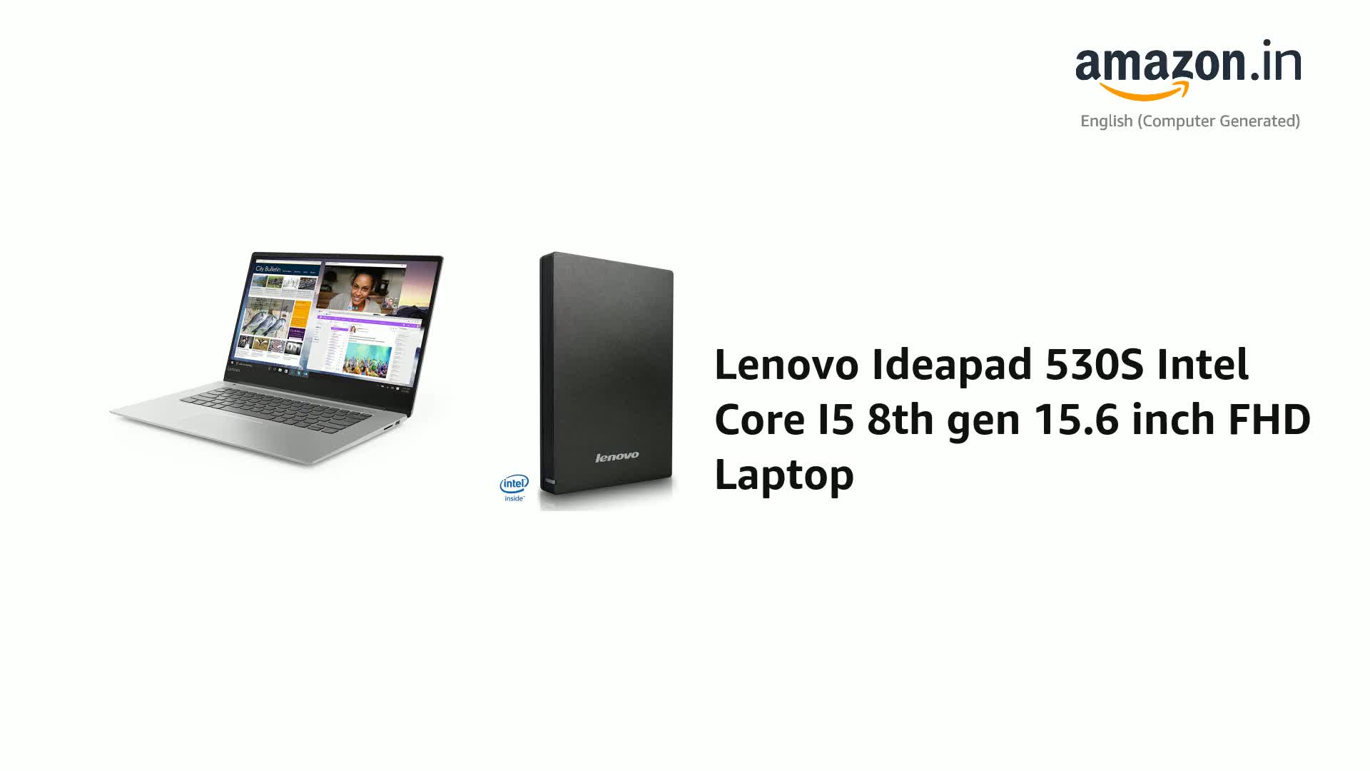 Lenovo Ideapad 530S Intel Core I5 8th gen 15.6 inch FHD Laptop