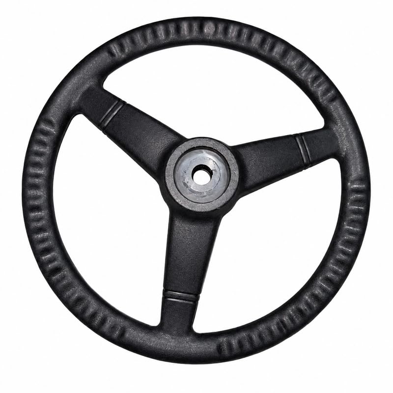 MALHOTRA MODIFIER Heavy Duty Steering Wheel for Tractors Black - Image 3