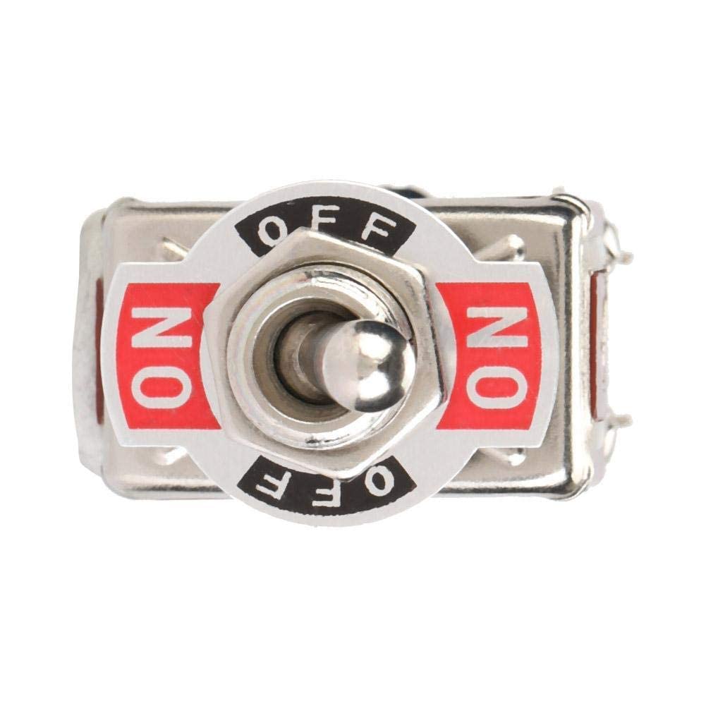 5 Pièces DPDT 6 Broches 3 Positions Interrupteur à Bascule Terninal ON-OFF-ON Mini Interrupteur