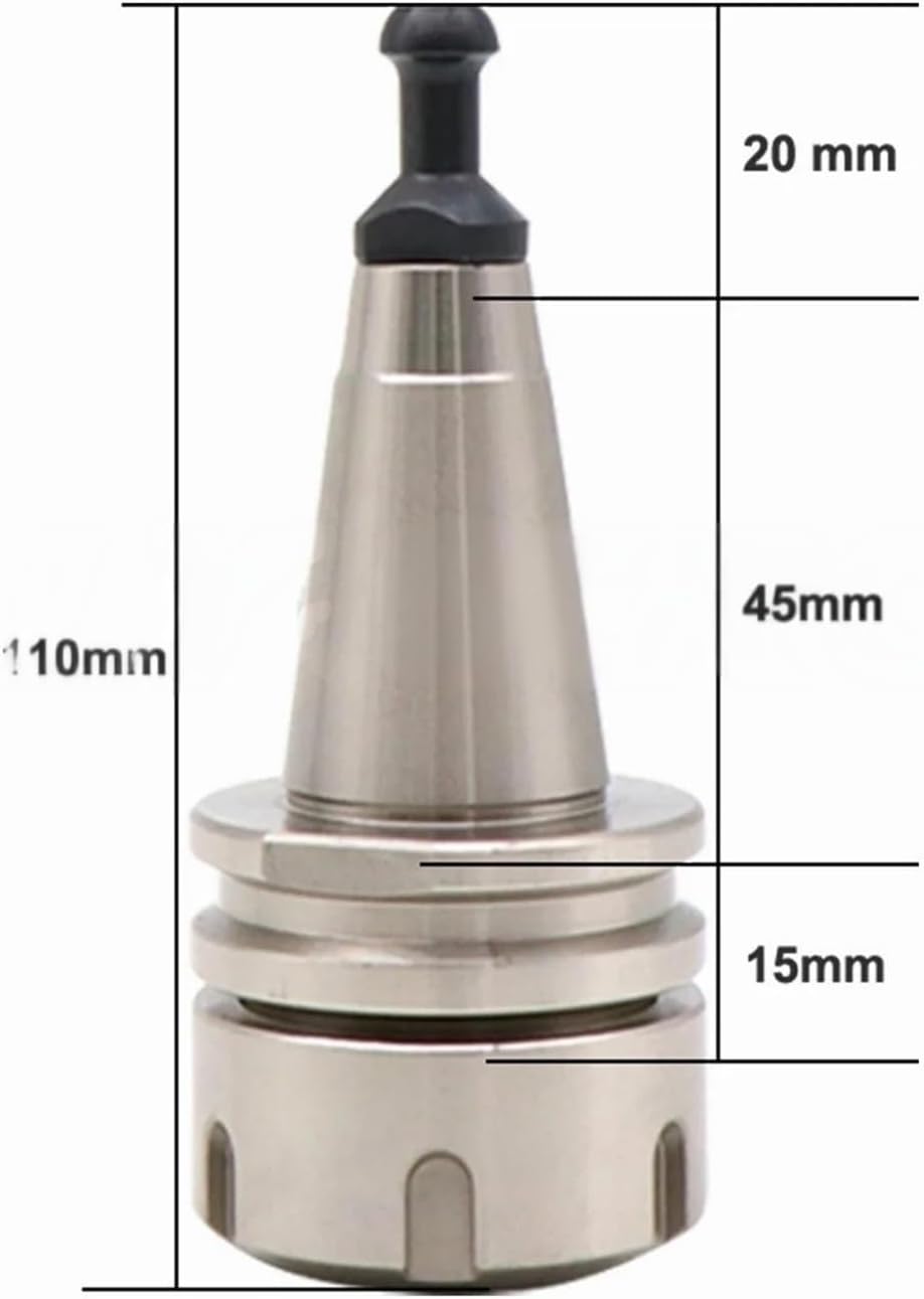 ISO30 ER32UM 50L Tool Holder CNC Milling ISO30 ER32 50 with Pull Stud G2.5 30000RPM CNC Tool Lathe ATC(2 Pieces)