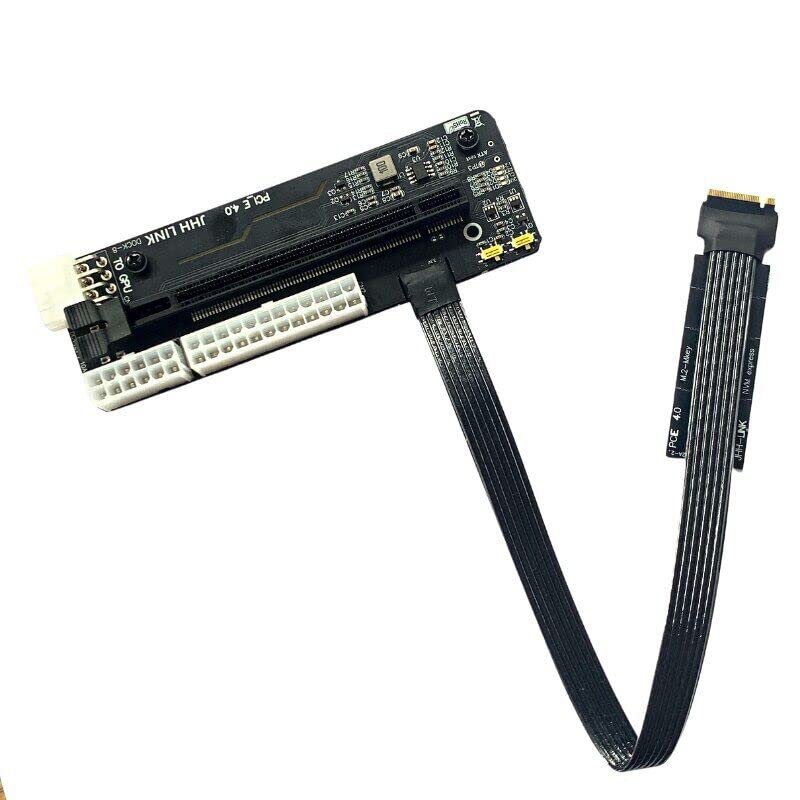 Dock PCIe X16 4.0 Nvme M.2 M KEY externo con cable de 0.5m para tarjeta gráfica de laptop