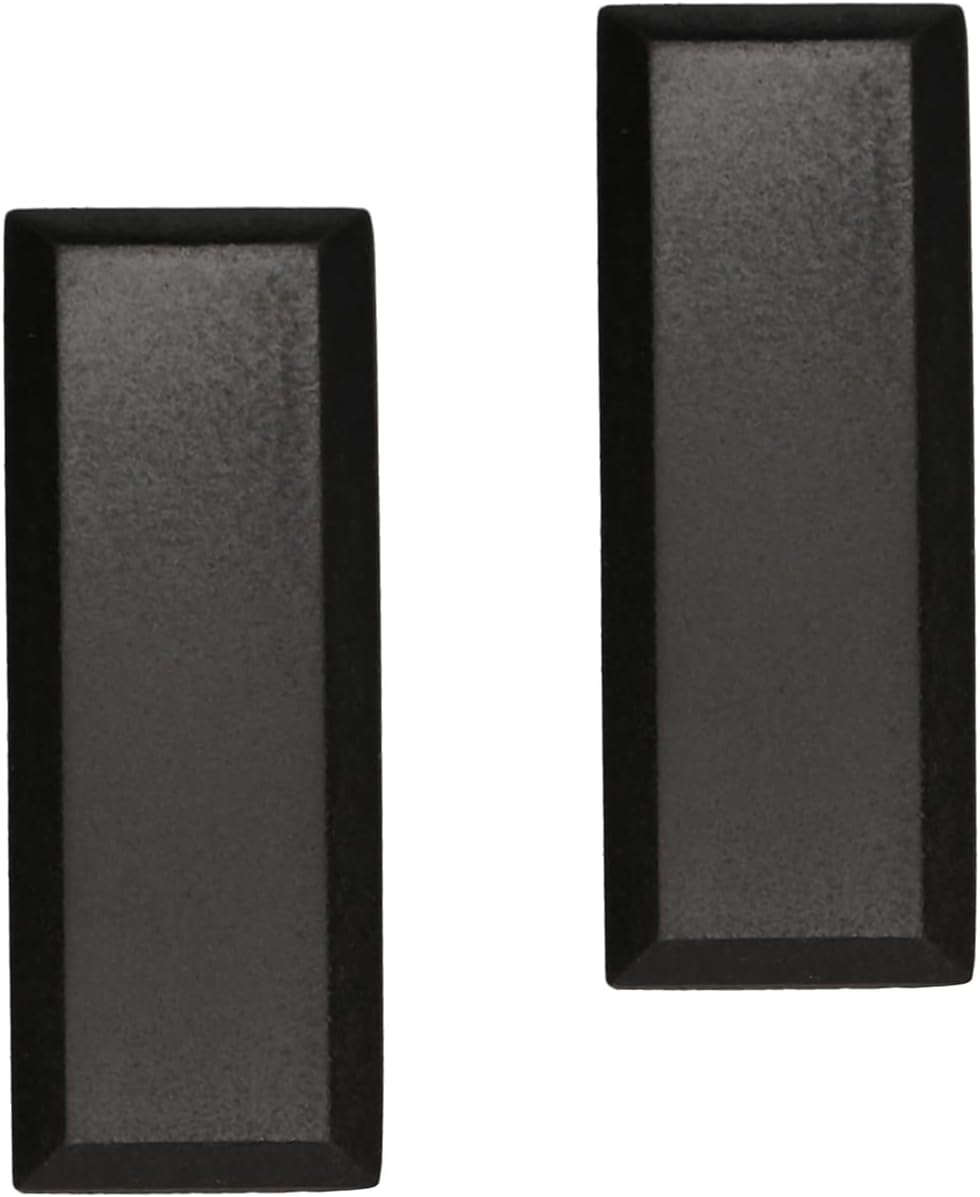 US Army Black Metal Subdued Pin-On Rank