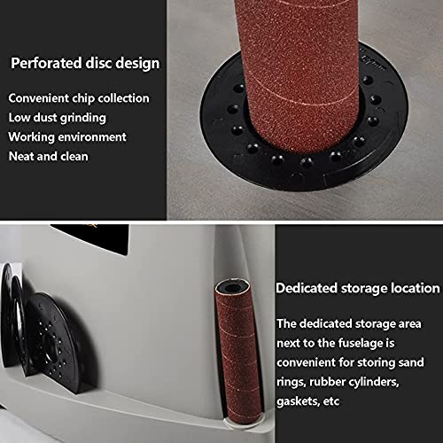 Lixfdj Power Spindle Sanders 450W,Bench Belt Sander With Grinding Tools Sander Sleeves Oscillating Tool For Transition Flat Surfaces Into Smooth Curvesproduct No.:ww-150 #TOP6