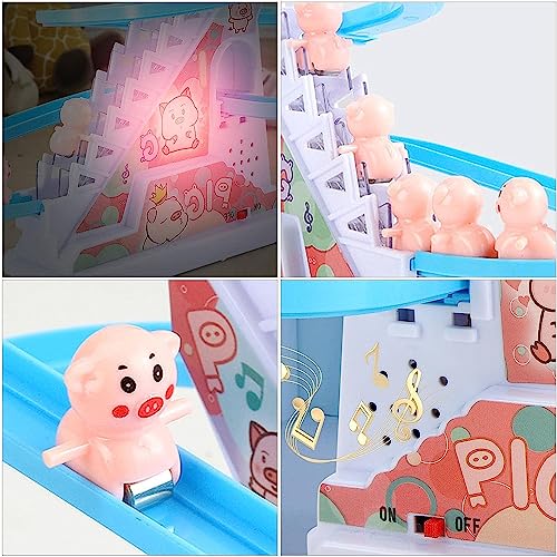 Image of Magicwand Arctic Fun Playful Pigling Race Track Set with Flashing Lights & Music【Pack of 1】【Multi-Colored】