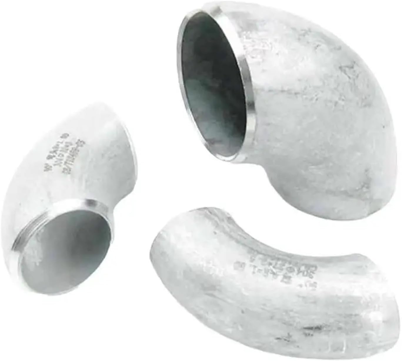 12/14/16/18~32/34/38/42/45/48/51~89/108/114mm O.D 304 Stainless Steel 90 Degree Elbow Welded Pipe Fitting 1PCS(114mm)