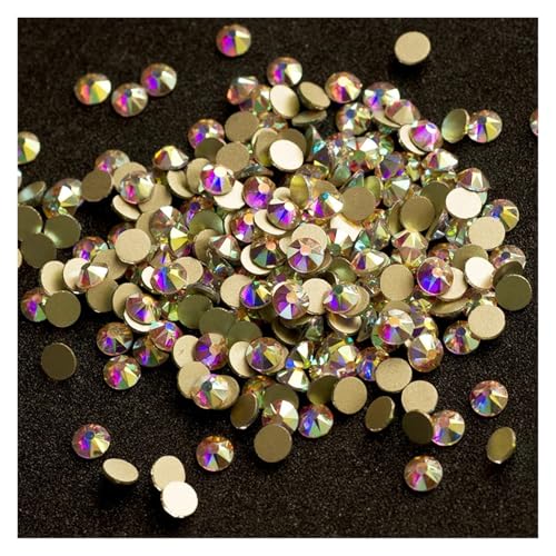 Strass pour ongles couleur Emerald SS30 pour customisation DIY