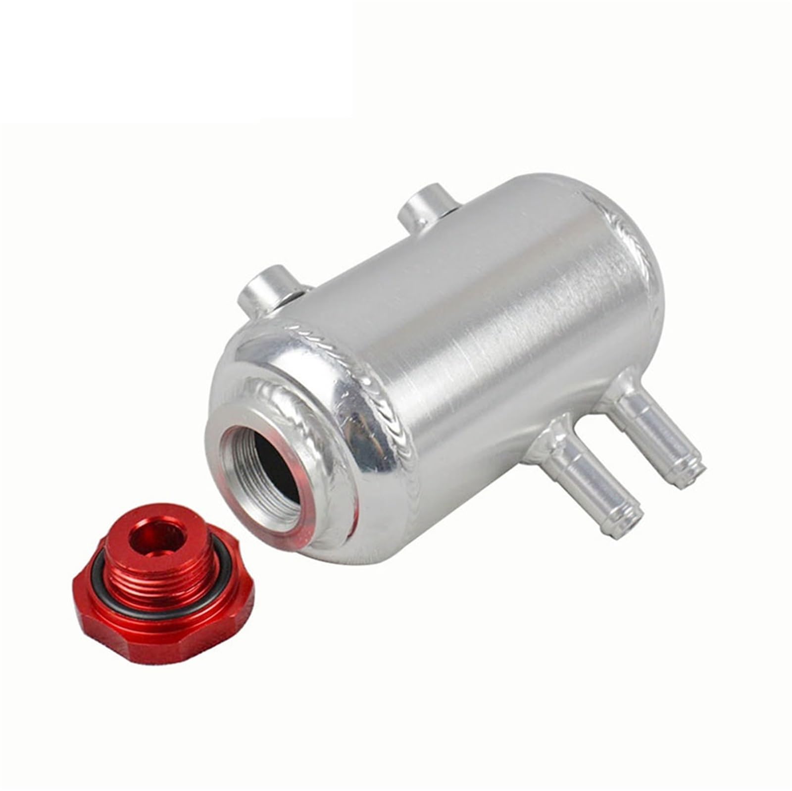 Zbiornik wyrównawczy 690 ml Uniwersalny aluminiowy zbiornik na płyn chłodniczy Zbiornik na płyn chłodniczy Zbiornik na płyn chłodniczy aluminiowy Zbiornik Wyrównawczy Zbiornika(Black)