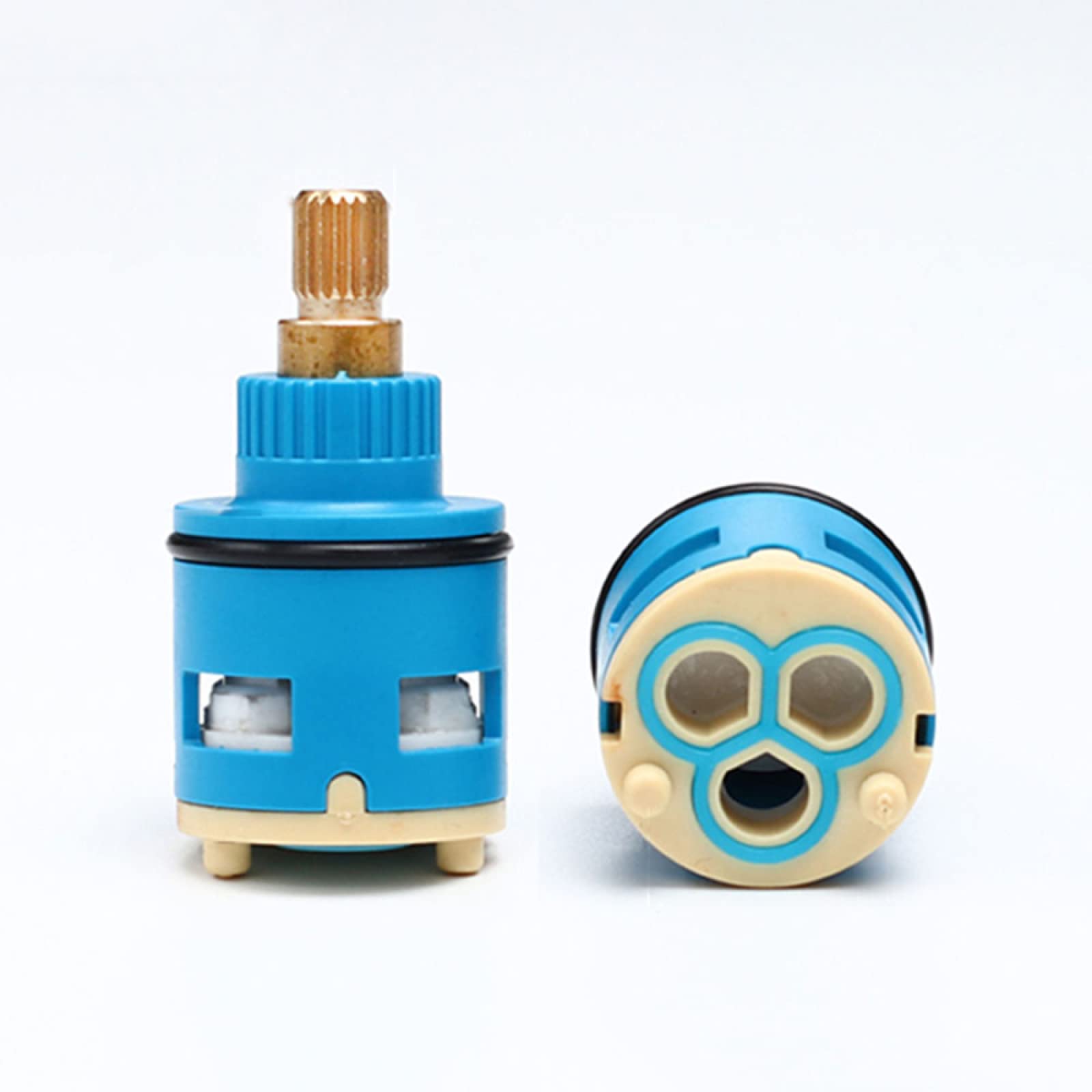 Ouhbndeaz F 26Mm Faucet Cartridge Replacement 18/22/25/26/28/33/35/40Mm Ceramic Tap Cartridge Replacement Disc For Single Handle Faucet U-22Mm(F 26Mm)