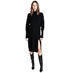 Line & Dot Women's Beverly Sweater Dress, Black, M