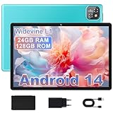 MARVUE Pad Tablet, Android 14, tablet 10,1 polegadas, Com Caixa, 24GB, tablet 128GB, Wi-Fi, Expansível até 1TB, Processador Octa-Core,GMS, Câmera Traseira de 12MP,Câmera Frontal de 5MP,azul