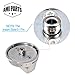 AMI PARTS DG64-00473A Range Burner Dial Knob Oven Knob Compatible with Samsung Gas Range NX58F5700WS NX58K7850SS NX58H5600SS NX58J7750SS NX58H5650WS-Replaces DG64-00472A DG64-00347B DG64-00472B(5pcs)