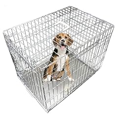 Ellie-Bo Silver Standard Large 36 inch Dog Cage
