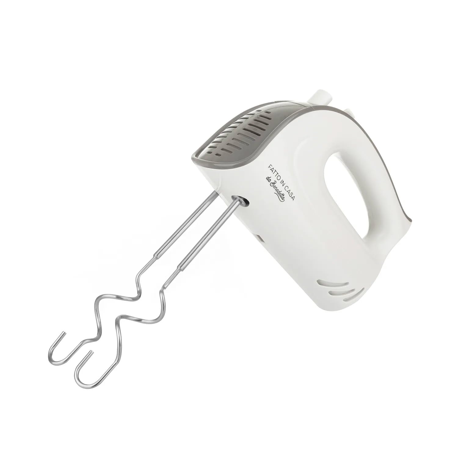 Fatto in Casa da Benedetta – Sbattitore elettrico da Cucina (5 Velocità + Funzione Turbo) con doppio Set di Fruste lunghe per Montare e Impastare, Potenza 500 W