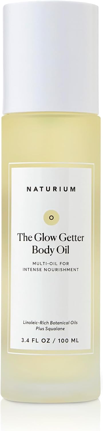 Naturium The Glow Getter Body Oil, Multi-Oil for Intense Nourishment, Hydrating & Moisturising Formula, Vegan 3.4 OZ / 100 ML