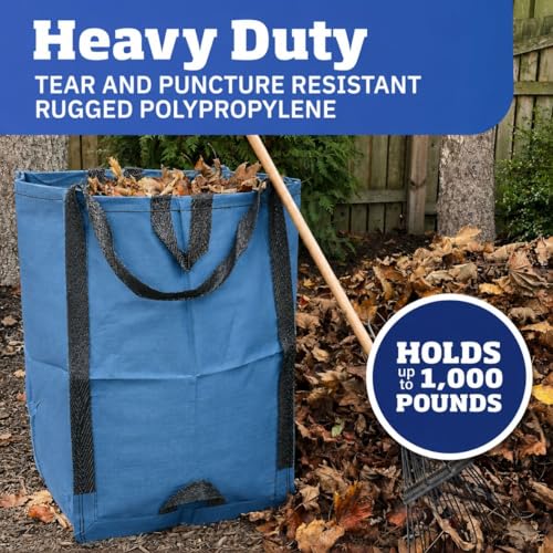 Image of DURASACK Heavy Duty Home and Yard Bags, Ocean Blue