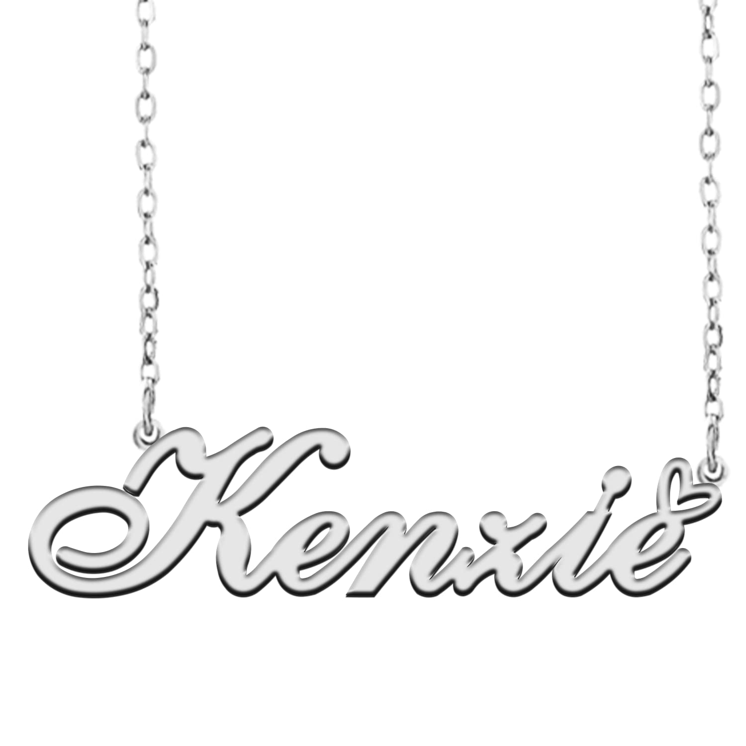 A168ACustom Name Necklace Customized Personalized Plated Name Necklace for Mother Daughter Friendship Women Valentine's Day Christmas Birthday New Year