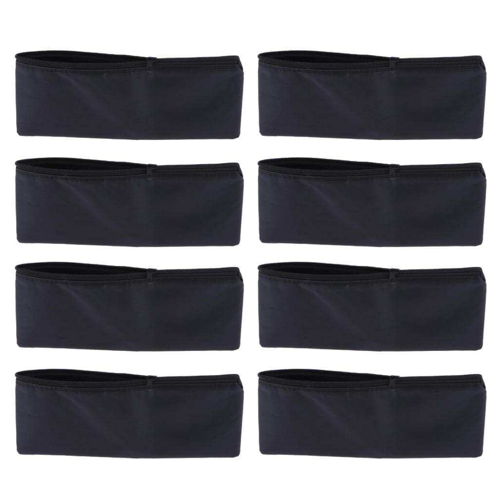 8x Mic Protective Bag Soft Storage Pouch Microphone Zipper Bag Black 31x11cm-image-16