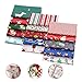 Produktbild Happylohas Baumwollstoff Weihnachten, Weihnachten Muster Baumwollstoff, weihnachtsstoffe 15 stück, stoffpaket Baumwolle, für DIY weihnachtsstrumpf/Scrapbooking, 25x25cm