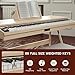 UMOMO 88 Key Weighted Digital Piano, Both Desk Piano & Vanity Desk Piano, 88 Key Progressive Hammer-action Keyboard Piano for Beginners with MIDI, Burlywood