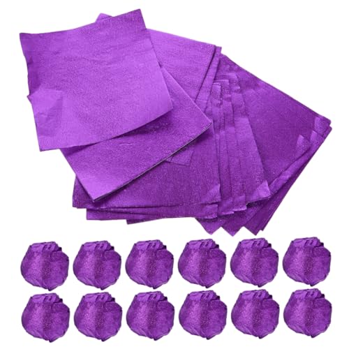 TIDTALEO 100pcs Candy Wrappers Foil Truffle Wrappers for Weddings and Parties Elegant Treat Packaging for Homemade Sweets and Desserts Versatile Decoration for Celebrations