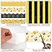 VABAMNA 84ft Bee Bulletin Board Borders Bee Classroom Decorations, Cartoon Bee Honeycomb Yellow Black Scalloped Border Trim for Teacher Back to School Suppplies Home Office Classroom Door Wall Decor