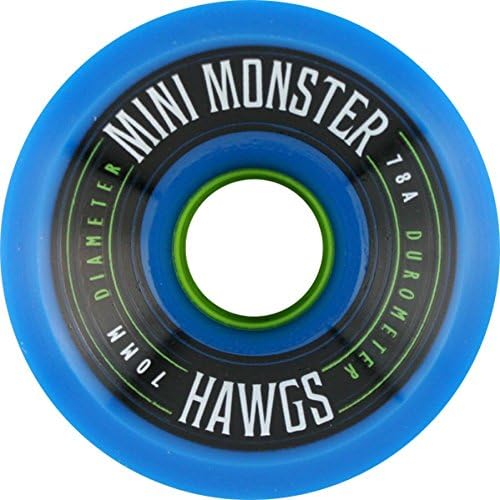 Hawgs Mini Monster 78a 70mm Blue Skate Wheels