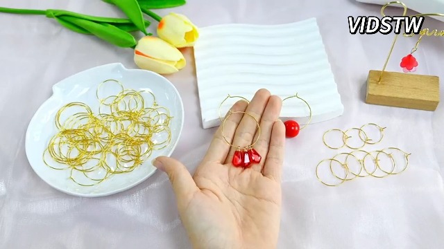 200 Pezzi Orecchini Fai Da Te - Anelli In Acciaio Inossidabile 20/30 Mm, Dorato E Argentato - Foto 9