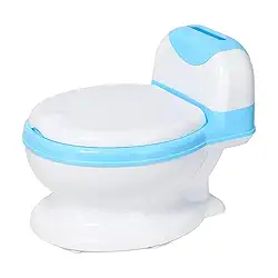 Penico Infantil OHANA BABY Troninho Privadinha Azul - Desfralde Divertido, Assento Ergonômico, Resistente até 50kg (Azul)