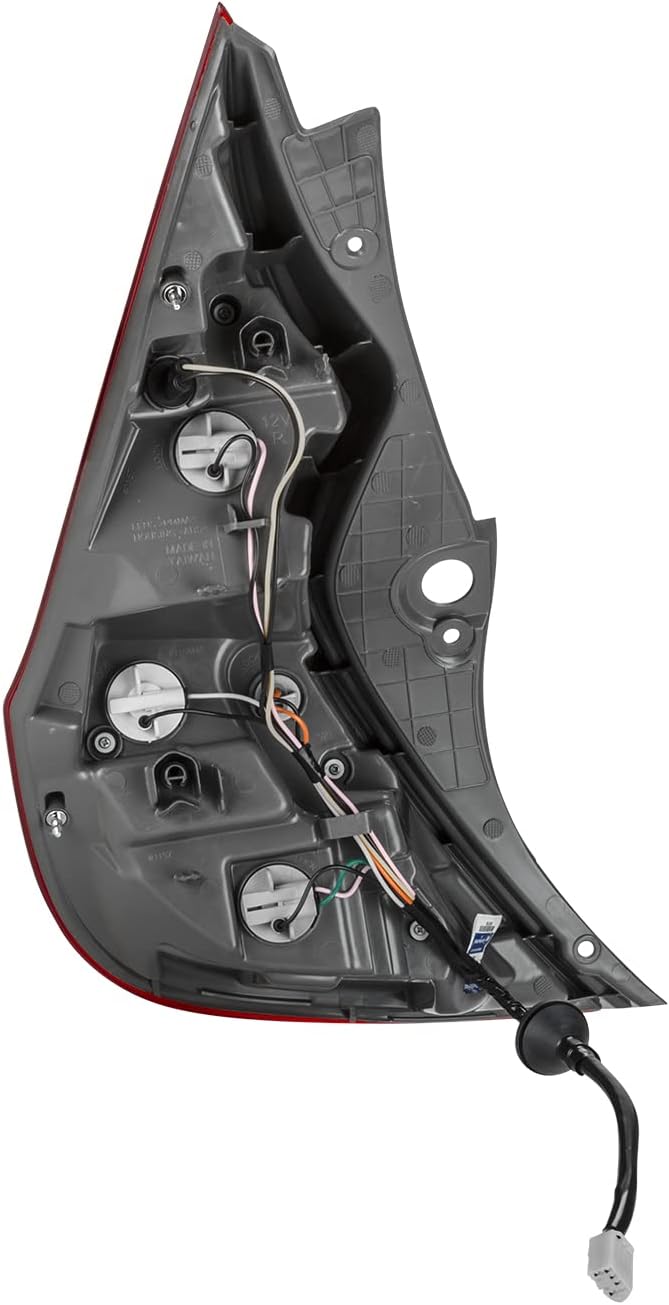 TYC Right Tail Light Assembly Compatible with 2012-2017 Hyundai Accent