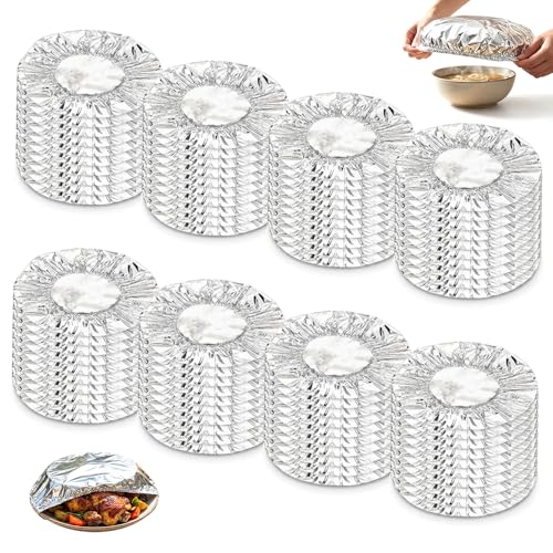 Reusable Aluminum Foil Food Covers 2026 New Thickened Heat-Resistant Material with Continuous Warmth Food Fresh Keeping Bags for Picnic and Outdoor Dining (30pcs)